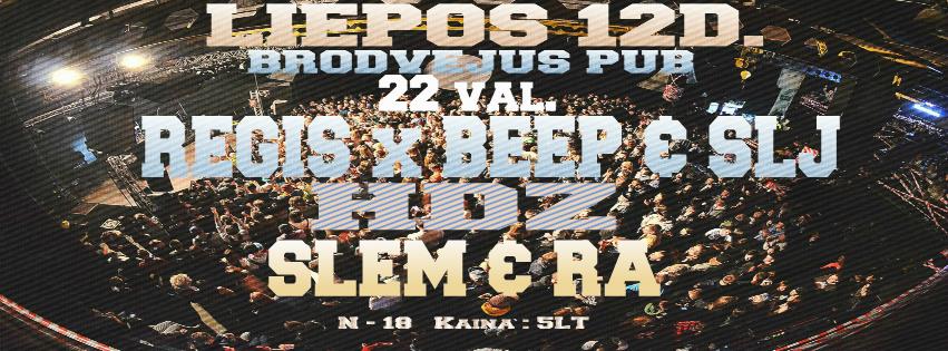 Šį šeštadienį Brodvėjus Pub nusidažys hip-hop'o spalvomis.