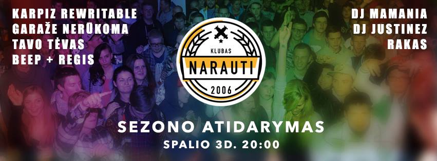 NARAUTI NAUJAS SEZONAS
