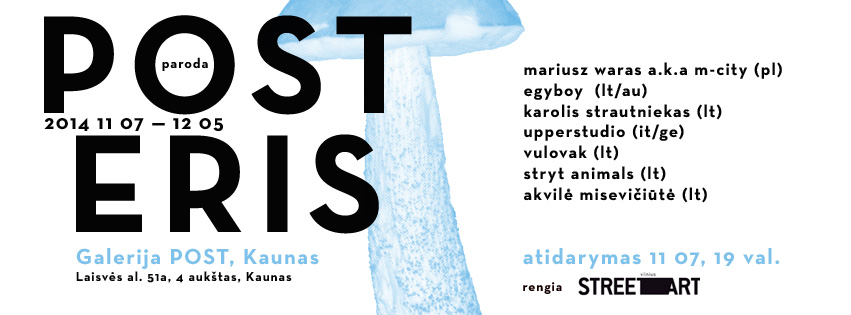 Tarp gatvės ir galerijos: Kaune atidaroma paroda „Posteris“