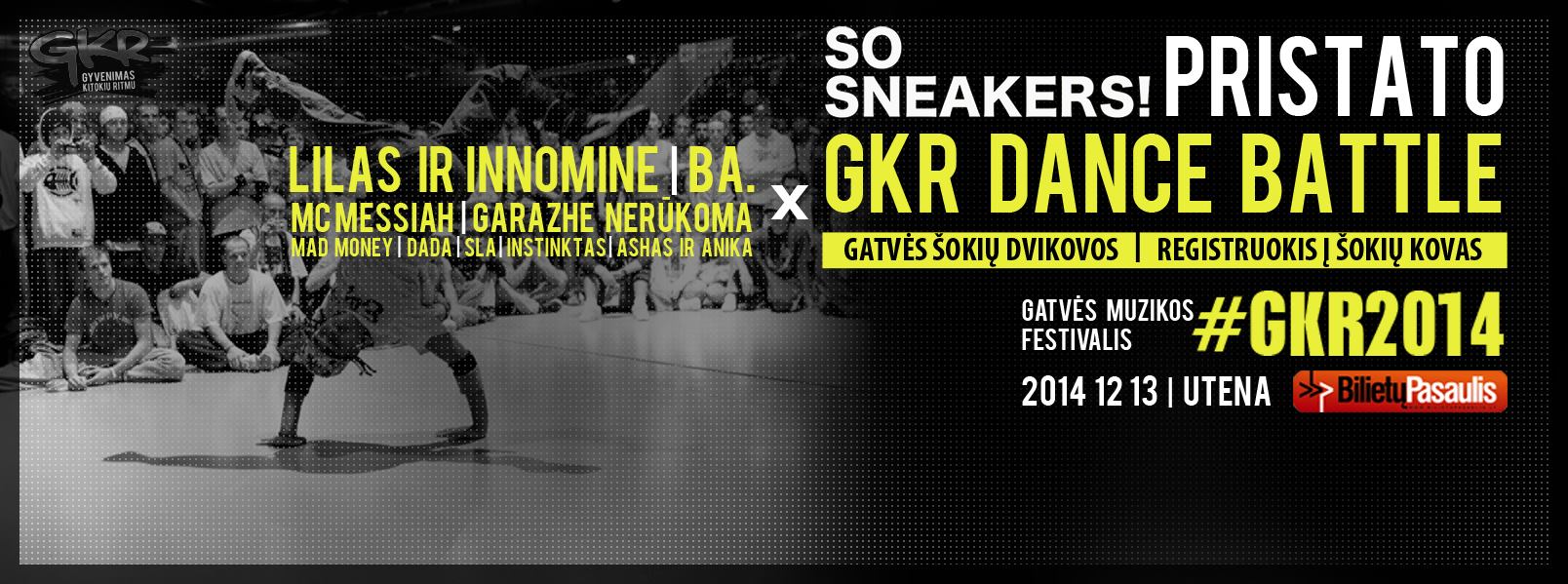„GKR dance battle“ – proga parodyti talentą ir laimėti 1000 litų vertės prizus