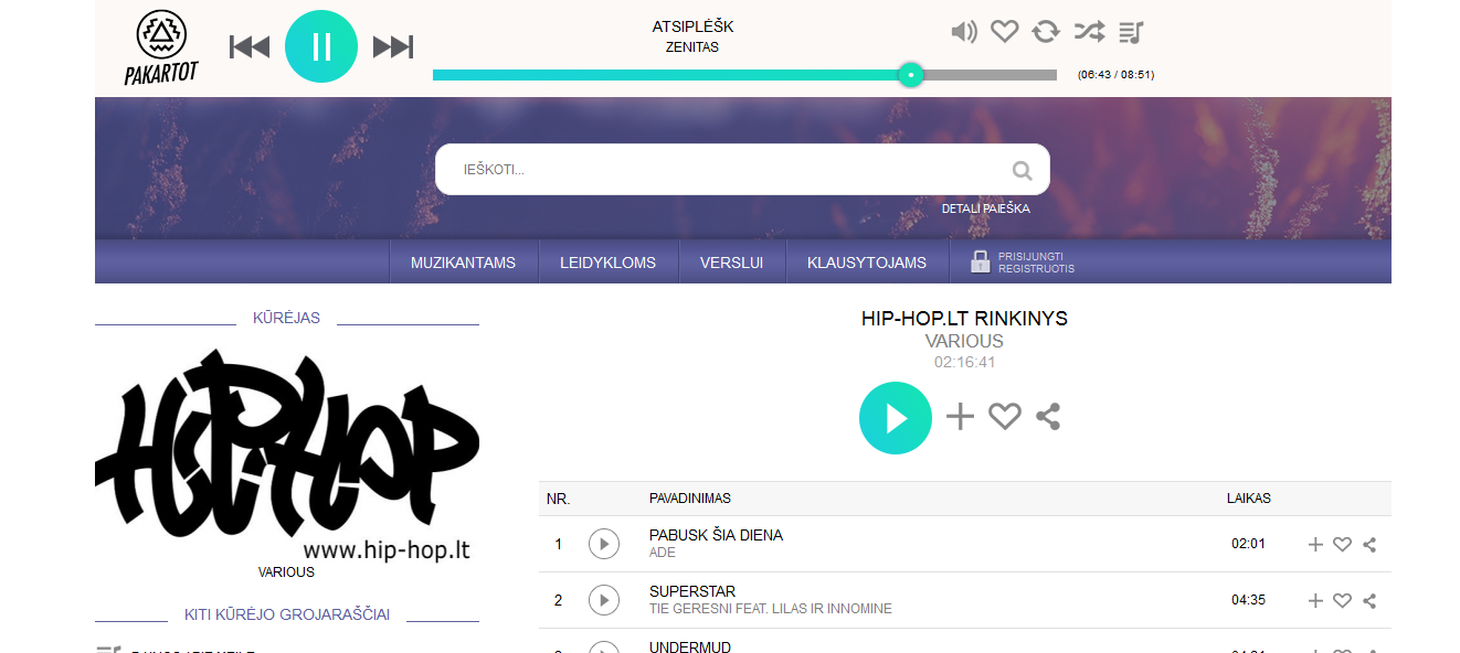 Atrask Lietuvos repą! Playlistas nuo HIP-HOP.lt