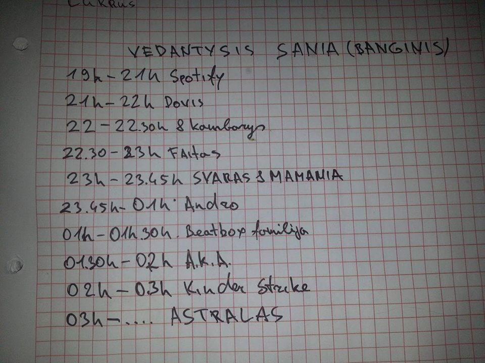 Receptas penktadienio vakarui Vilniuje