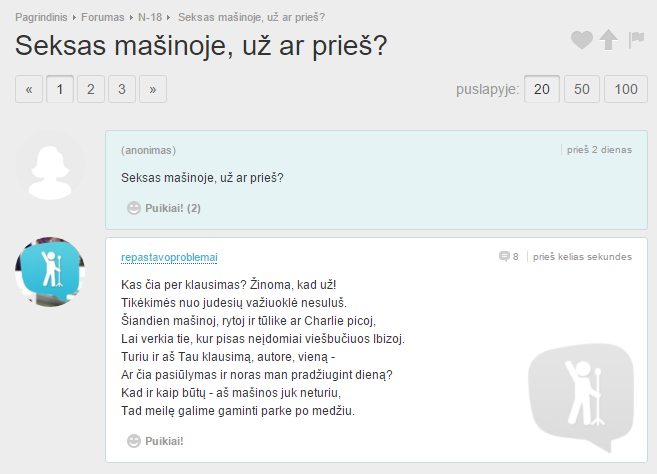 "Repas Tavo Problemai" - kiek tai rimti sprendimai forumuose, kiek prikolas ir dar tūsas? [interviu]