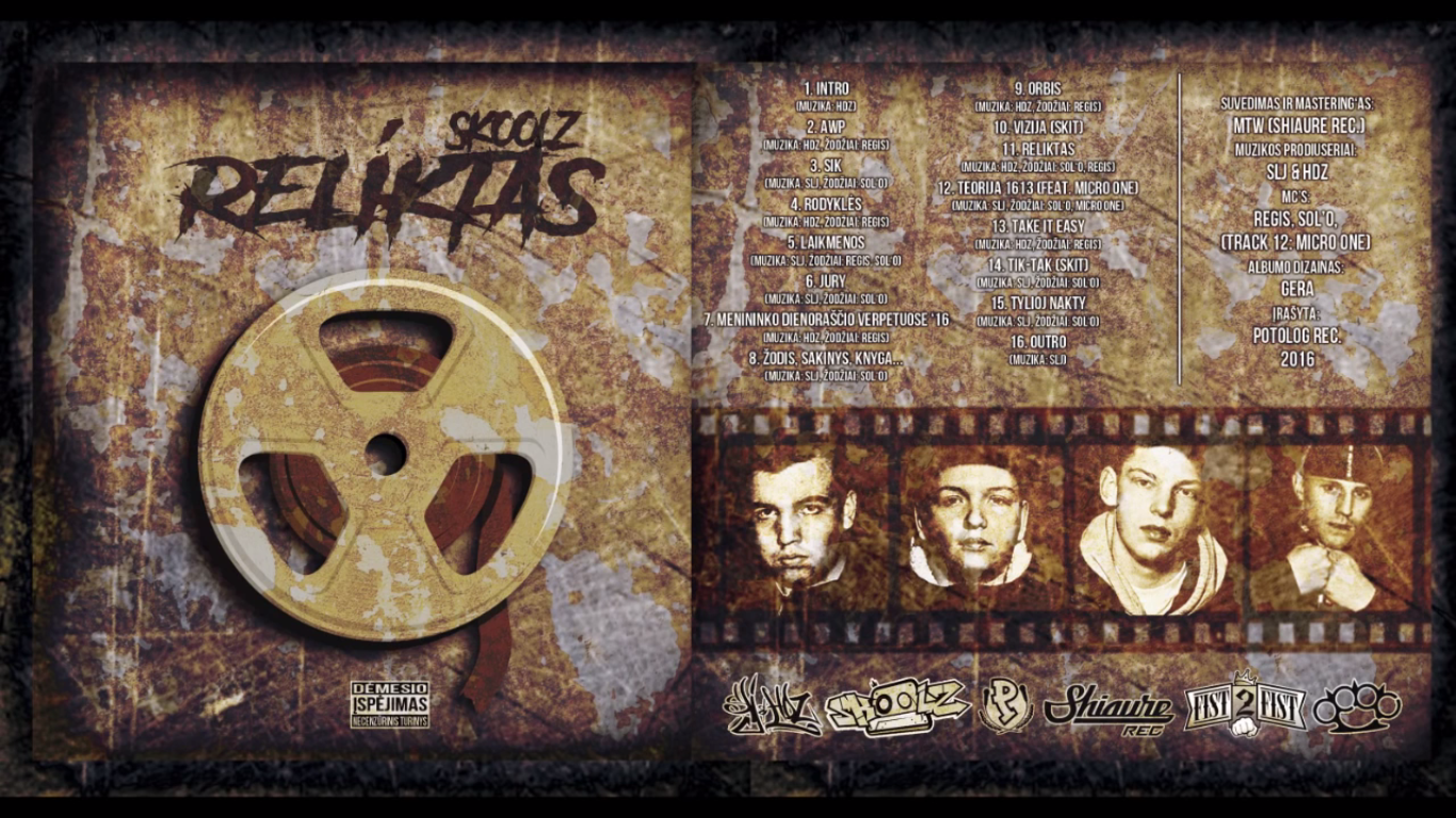 Skoolz Reliktas - ar F2F pavyko nugriebti grietinėlę nuo auksinių laikų Boom Bap'o?