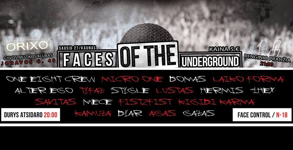 Kaunas penktadienį judės į klubą, kur daug repo [Faces Of The Underground @Orixo]